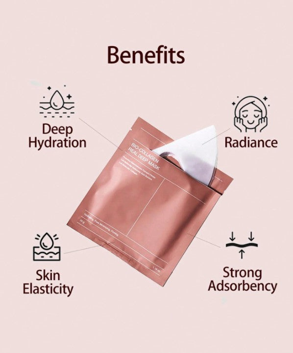 6pcs Collagen Deep Hydrating Face Mask