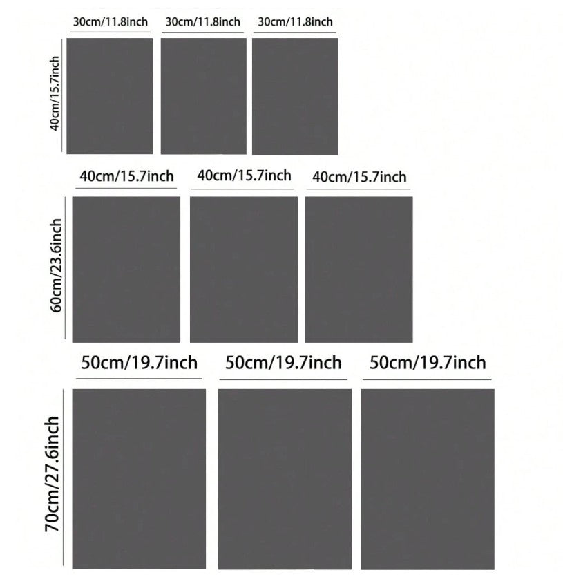 3pcs/Set, Canvas Painting--Unframed, Abstract Woman Face